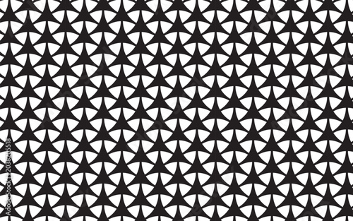  Geometric black star seamless pattern, abstract seamless pattern