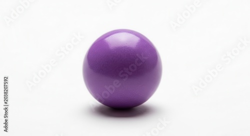 Purple sphere isolated on white background.