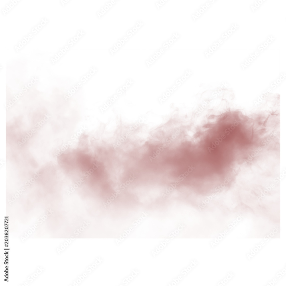 Obraz premium Abstract Watercolor Paint Splatter on White Background with Soft Blush Gradient
