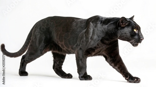 Black and white silhouettes of wild and pet animals including a dog, cat, elephant, bear, and rhinoceros