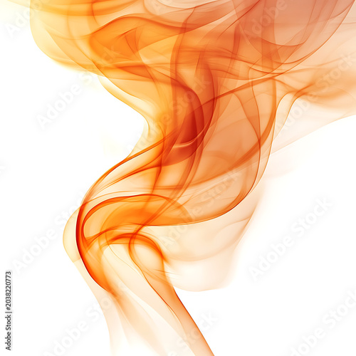 Flying sparks, glowing embers, fire particles