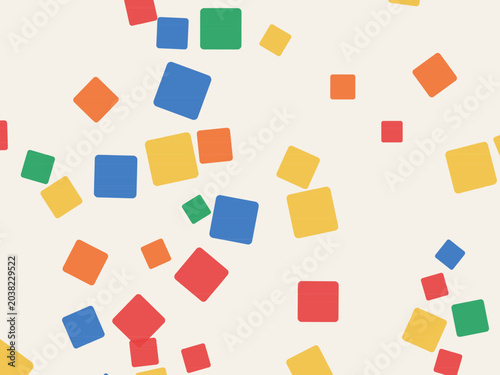 Bold Rounded Square Shapes Modern Abstract Background