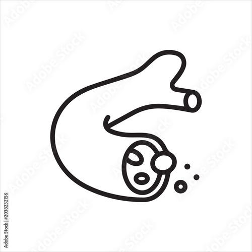 Bild auf Leinwand Thrombosis Icon