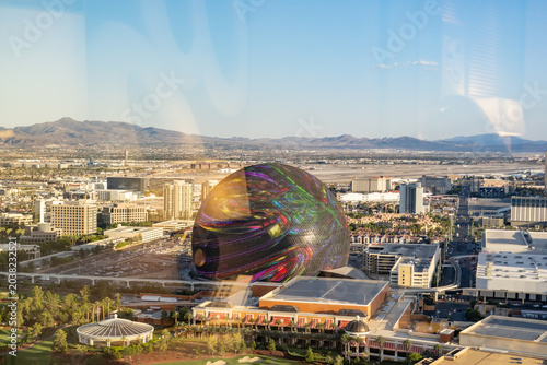 Canvas Print Sphere、Wynn Golf Club、Harry Reid International Airport