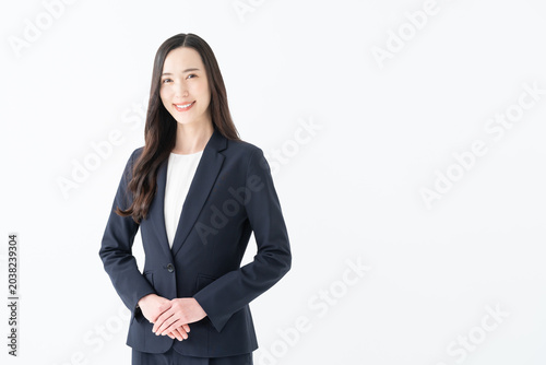 笑顔のビジネスウーマン