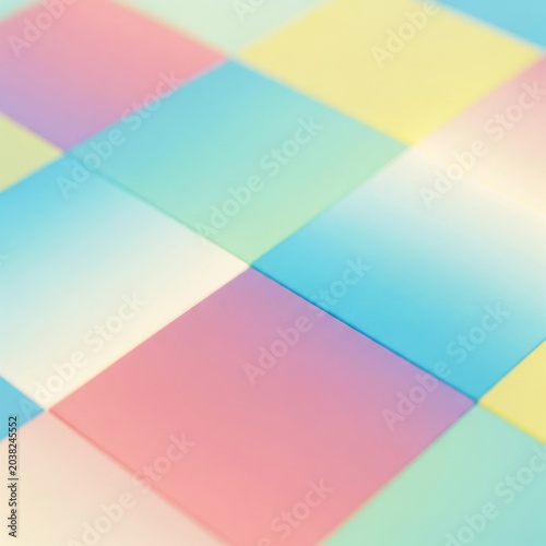 Pastel Colored Diamond Pattern with Soft Gradient Effect