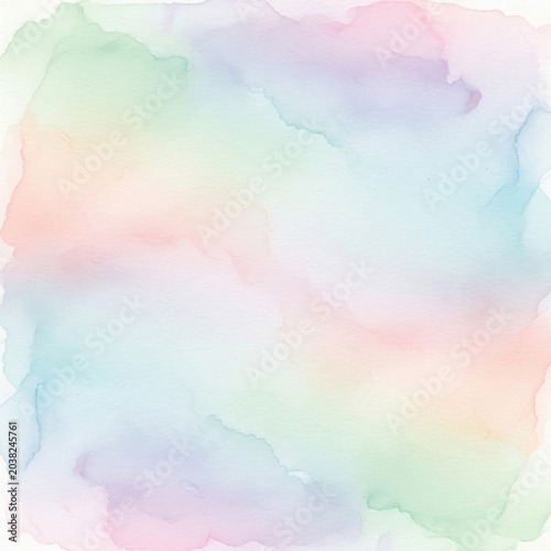 Abstract Pastel Watercolor Texture with Soft Color Blend