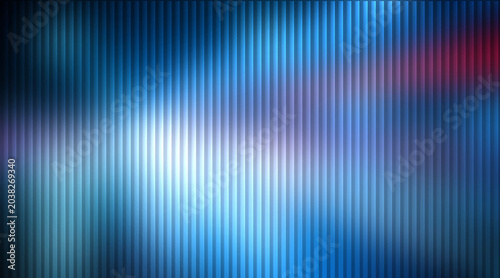 Photos Neon-lit abstract gradient metallic reflective surface with vertical striations