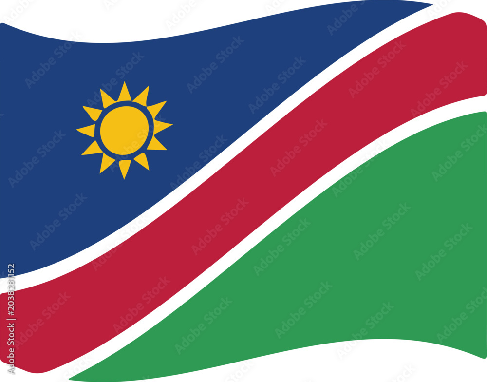 Fototapeta premium National flag of namibia