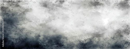 Bild auf Leinwand Abstract textured background with swirling dramatic grey and white clouds evokes sense mystery and atmospheric depth