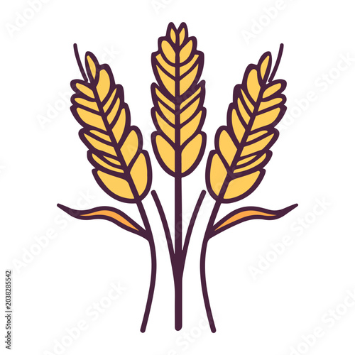 wheat, oktoberfest, festival, vector, transparent background, agriculture, grain, cereal, nature, plant, harvest, rural, ripe