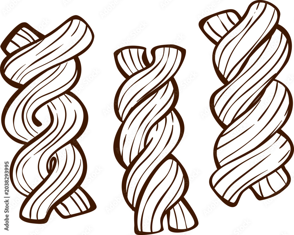 Fototapeta premium Gemelli Italian Pasta