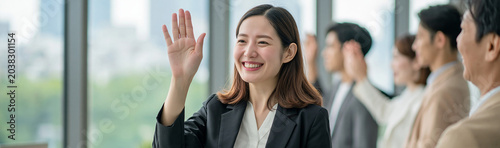 Greeting at Business Meetin...