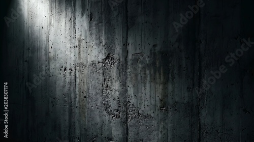 Sunlight on textured concrete wall