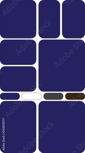 Abstract Geometric Collage Template