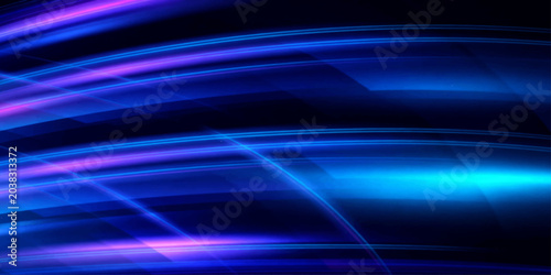 Photos Abstract background with glowing blue and purple light streaks, creating a sense of futuristic motion and energy, perfect for technology and design concepts