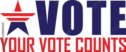 Election vote counting plan banner