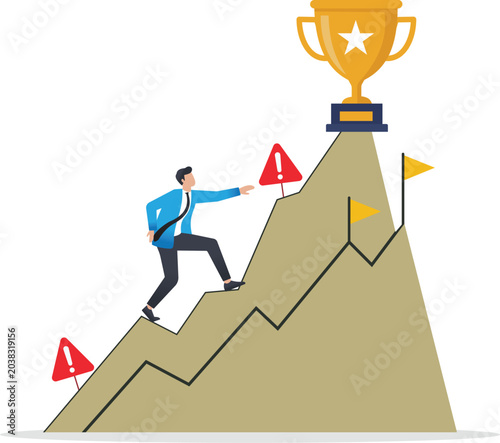 Tableau sur toile Success Pinnacle