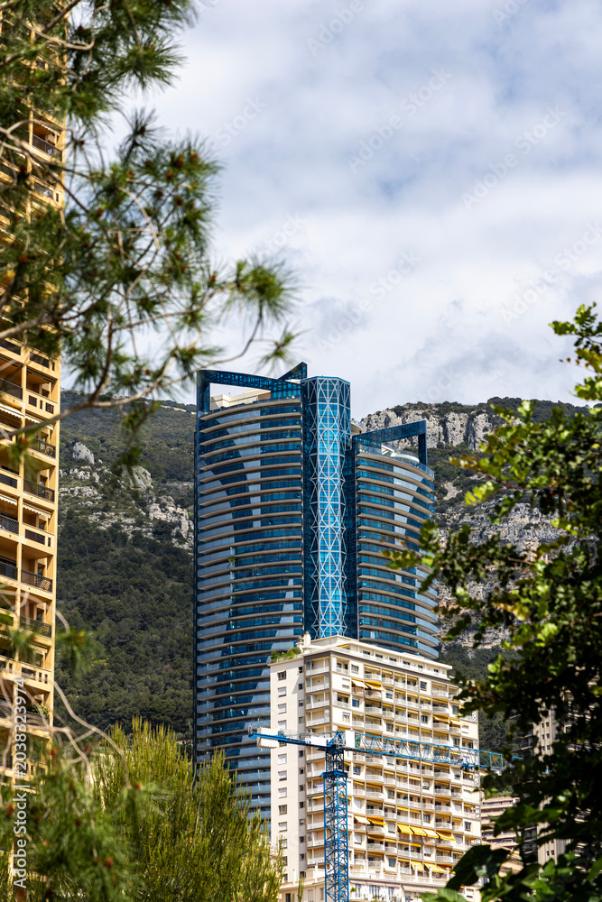 Obraz premium Monaco Monte Carlo, panoramic view of the city