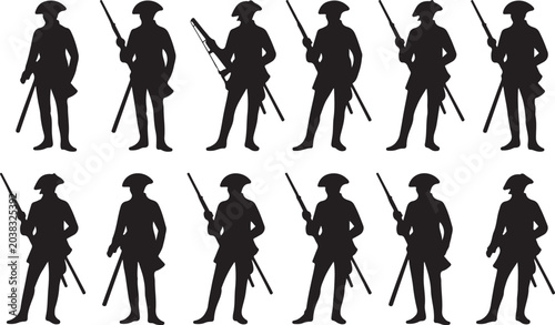 Photos Historical soldiers marching in formation with rifles