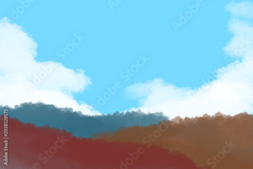 mountains, landscape