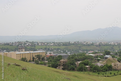 aerial view of the village