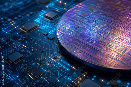Semiconductor motion background