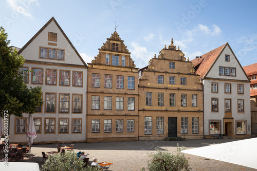 Germany, North Rhine-Westphalia, Bielefeld, Row of patrician houses