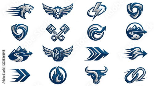 Foto Collection of Dynamic Sport and Racing Logos