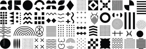 Photos Collection of Black Geometric Shapes and Patterns