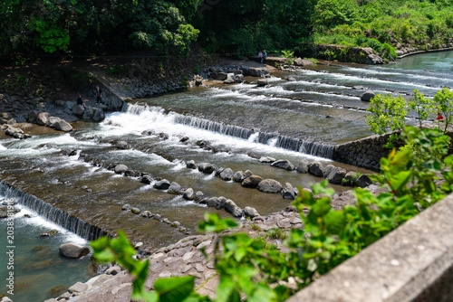 水資源と自然環境　整備された美しい河川
