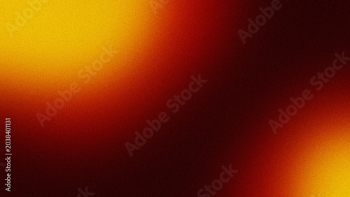 Obraz na plátně Abstract grain texture background with warm orange and red gradient