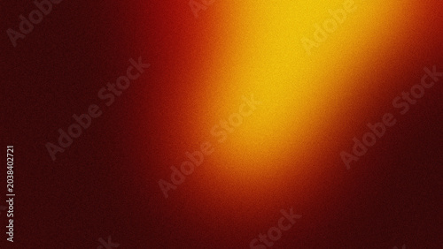 Quadro em tela Abstract grain texture background with warm orange and red gradient