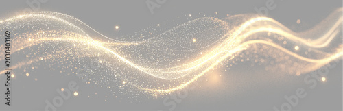 Fotografie Gold png wave luxury brilliant shine light twirl background with twirl of artful