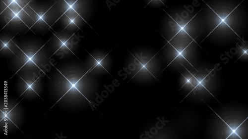 Animated flickering light reflections