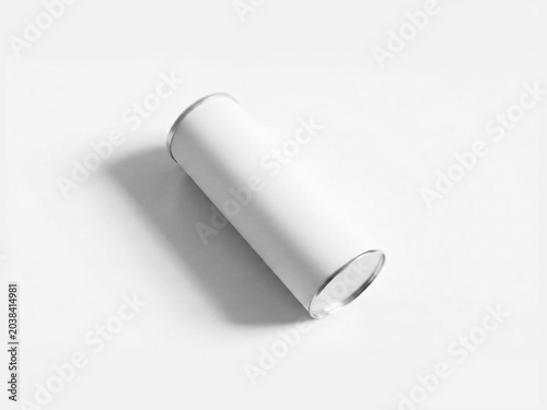 Potato Chip Can Mockup Angled View