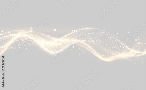 Φωτογραφία Gold png wave luxury brilliant shine light twirl background with soft of energy