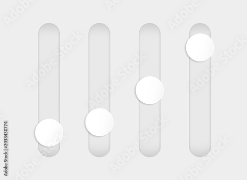 Obraz na płótnie Scrollbar element button