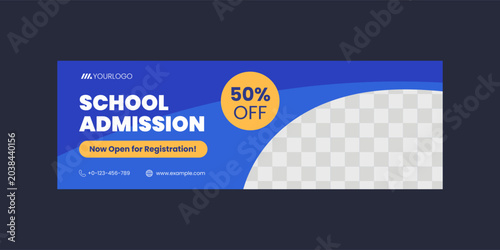 Photos School Admission with Promotional Discount or 50 Offers able to use for Email He