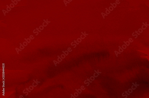 Red abstract background in watercolor style