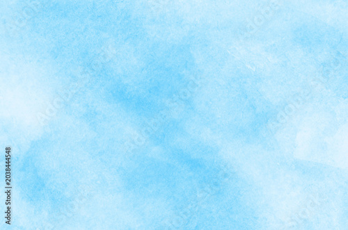 Blue watercolor background, texture paper