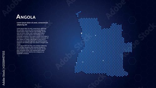 Fotografía Map of Angola