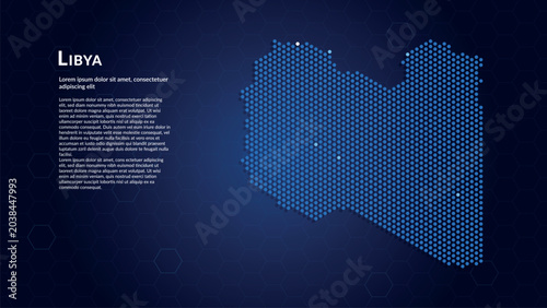 Photos Map of Libya