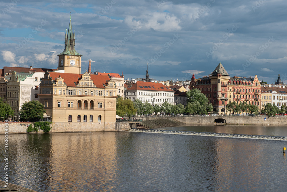 Fototapeta premium Recorriendo el centro de Praga 