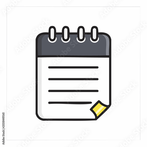 Spiral Notebook Icon