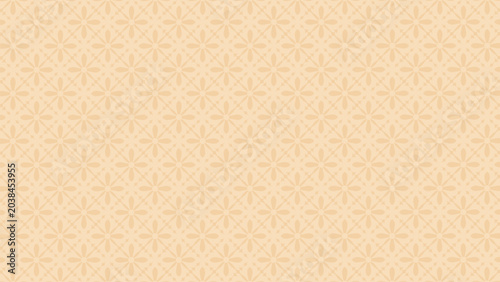 Soft Orange Pattern Tile Background ethnic flower square pattern seamless