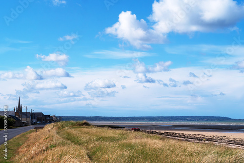St Martin de Varreville beach in the Cotentin peninsula, Normandy, France