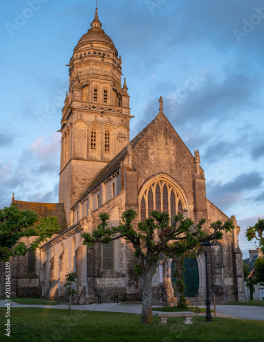 Church of St. Mary of the Mount, in the Cotentin peninsula, Normandy, France