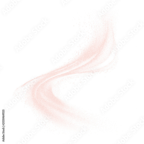 Obraz na plátně White crushed chili pepper magic on transparent png for png overlay sand crimson