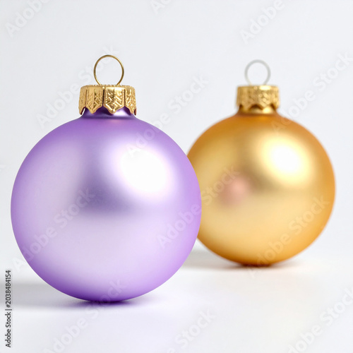 Purple, gold, golden ornaments, Generated image